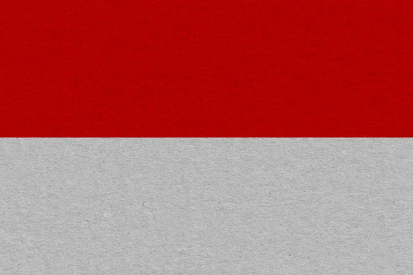 Indonesia flag painted on paper