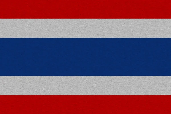 Thailand flag painted on paper