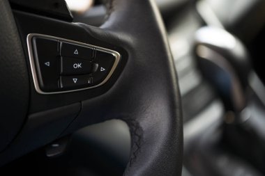 araba iç sürücü yan görünüm. modern otomobil iç tasarım