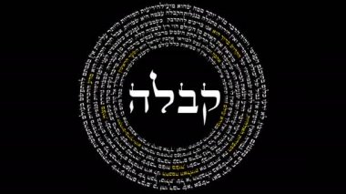 Word Kabala İbranice hikmet kelimeler tarafından çevrili