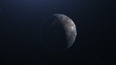 Yavaş gezegen dünyaya doğru yakınlaştırın