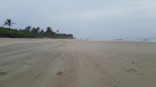 Пляжі Гоа Сезон Мусонів — стокове відео