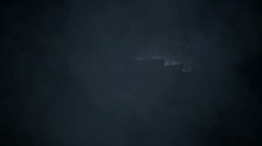 Noah Ark bir yağmur fırtınası'nda büyük sel altında