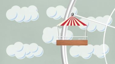 Lunapark Dev Tekerlek Vektörü