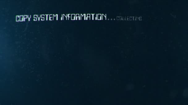 Сведения Системе Копирования — стоковое видео