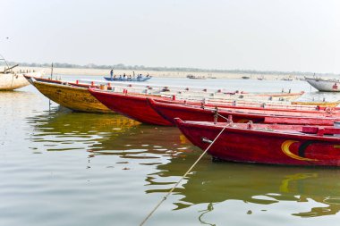 Varanasi, Hindistan, Kasım 2015 Ganj Nehri
