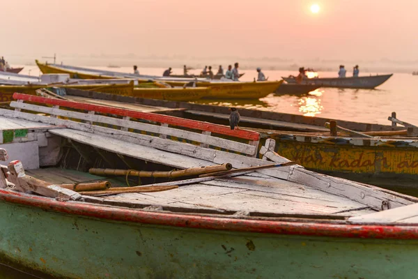 Varanasi, Hindistan, Kasım 2015 Ganj Nehri