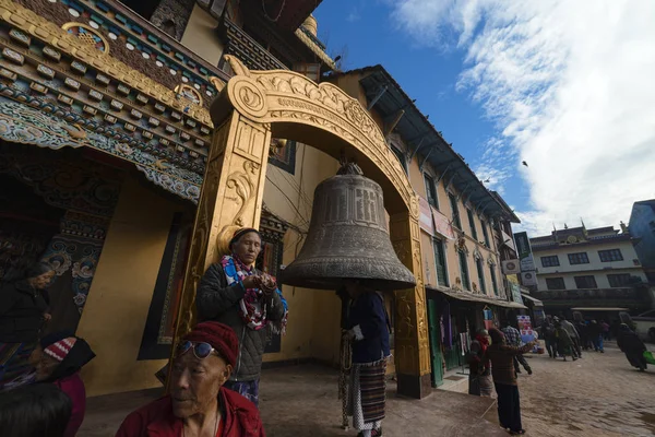 Big Bell Kathmandu Nepal Dezembro 2017 Editorial — Fotografia de Stock