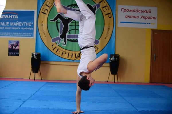Capoeira Facetów Siłowni Ukraina Czernigow Maj 2017 — Zdjęcie stockowe