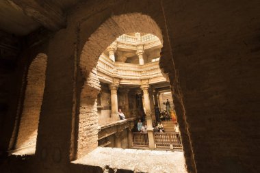 Eski Ahmedabad, Hindistan, Gujarat iyi. Mayıs 2015