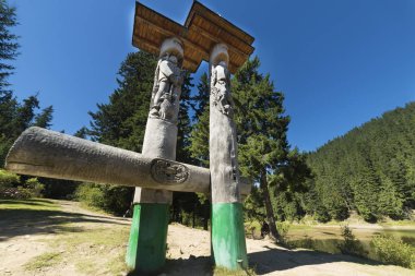 Lake Synevir Ukrayna. TransKarpatya bölgesi