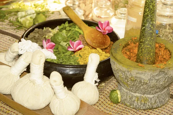 Ayurvedische Medizin Traditionelle Indische Kräutertherapie — Stockfoto