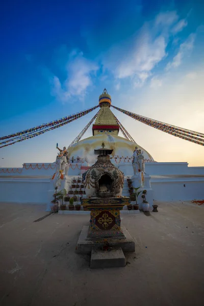 Wielka Stupa Katmandu Nepal Listopada 2018 — Zdjęcie stockowe
