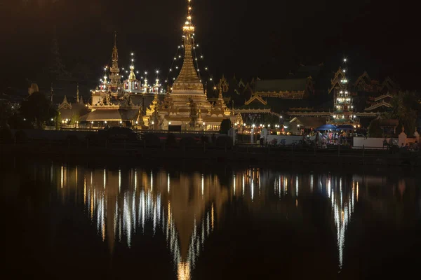 Templo Pai Abril 2019 Tailandia Provincia Del Norte — Foto de Stock