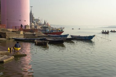 Varanasi Ganj Nehri'nin dolgu, Hindistan