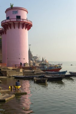 Varanasi Ganj Nehri'nin dolgu, Hindistan