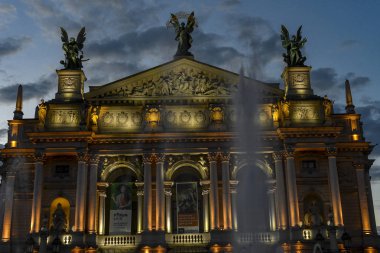 Lviv Opera Binası, Nisan 2016. Ukrayna