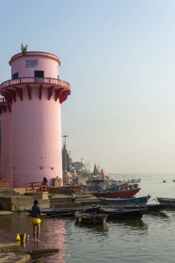 Varanasi Ganj Nehri'nin dolgu, Hindistan