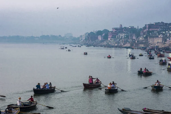 Puja Obřad Varanasi Indii Listopadu 2016 — Stock fotografie