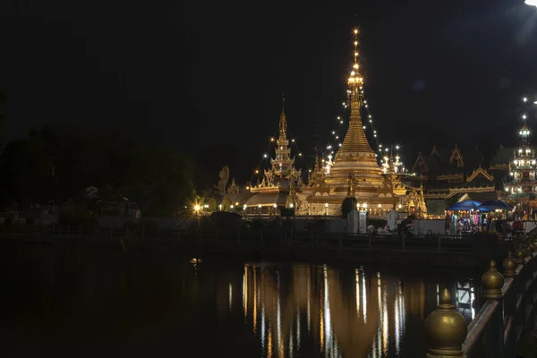 Templo Pai Abril 2019 Tailandia Provincia Del Norte — Foto de Stock