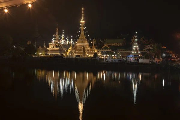 Templo Pai Abril 2019 Tailandia Provincia Del Norte — Foto de Stock