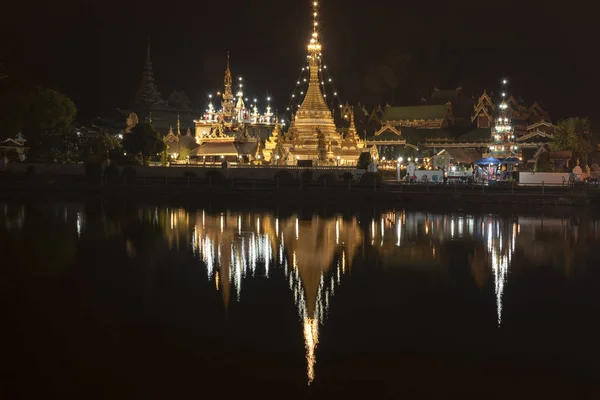 Templo Pai Abril 2019 Tailandia Provincia Del Norte — Foto de Stock