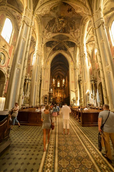 Katolikus Katedrális Jurij Lviv Ukrajna Augusztus 2016 — Stock Fotó