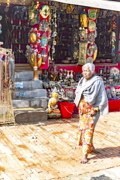 Bhaktapur City Nepál December 2017 — Stock Fotó