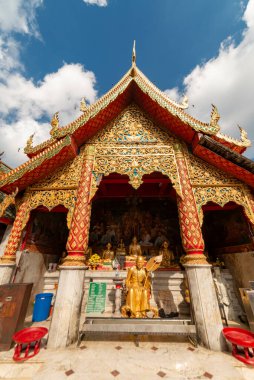 Tayland ve tapınak suthep. Chang Mai şehri. 12 Aralık 2015