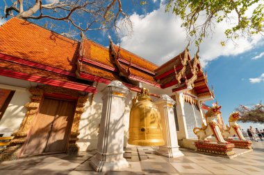 Tayland ve tapınak suthep. Chang Mai şehri. 12 Aralık 2015