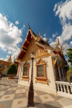 Tayland ve tapınak suthep. Chang Mai şehri. 12 Aralık 2015
