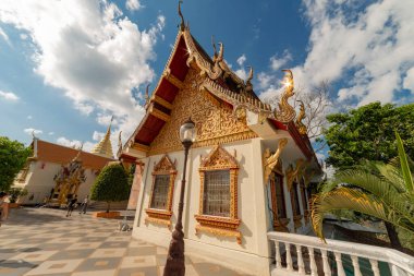 Tayland ve tapınak suthep. Chang Mai şehri. 12 Aralık 2015