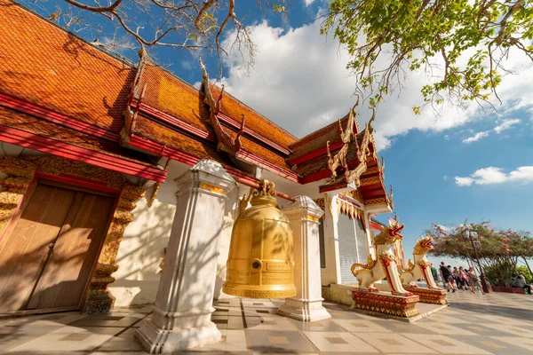 Thailand Temple Wat Doi Suthep Ville Chang Mai Décembre 2015 — Photo