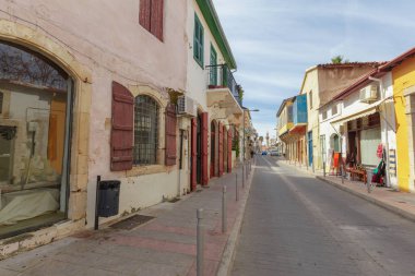 Avrupa'nın eski bir şehir sokak sahne