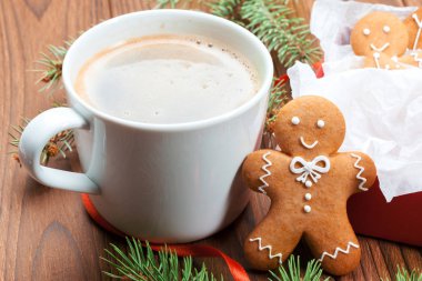 Noel ev yapımı kurabiye adam kurabiye