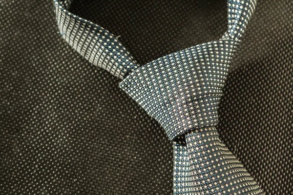 Male Tie Dark Background — Stock Photo, Image