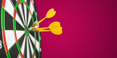 Hedef merkezde ok dartları