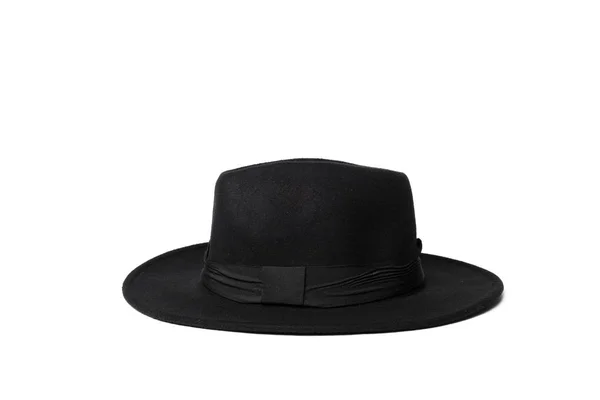 Sombrero Fedora Aislado Blanco — Foto de Stock