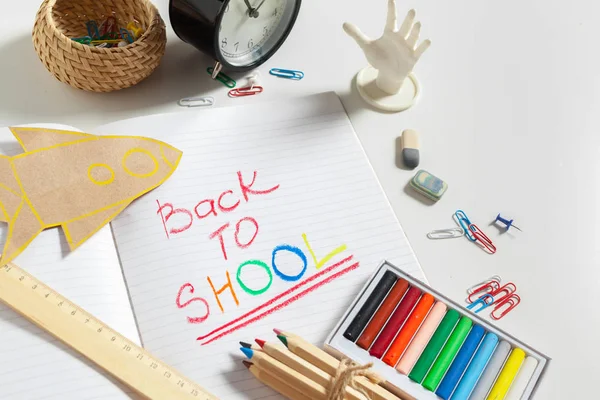 Geri okul kavramı için yakın atış