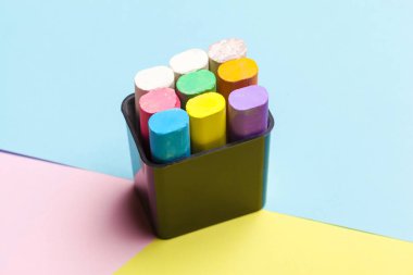 Renkli işaretleri kutusunda, yakın çekim