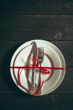 Noel şenlikli yer sofra