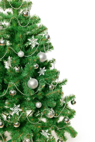 Weihnachtsbaum Isoliert Auf Weißem Hintergrund — Stockfoto