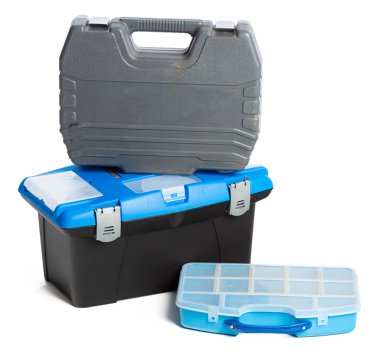 Beyaz arka plan üzerinde izole araç kutusu