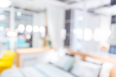 Parlak modern iç arka plan bulanık