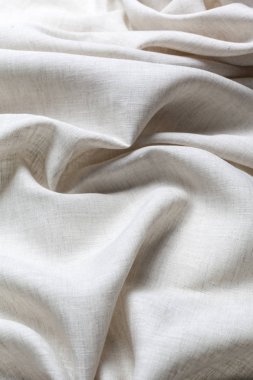 arka plan olarak dokulu beyaz keten tuval