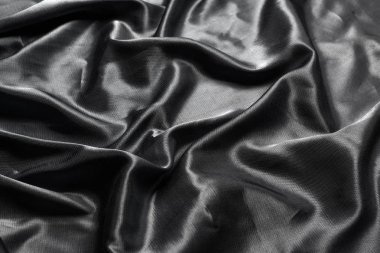 siyah ipek kumaş dokulu arka plan olarak