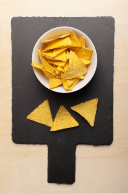  Cips cips. Lezzetli tuzlu tortilla snack