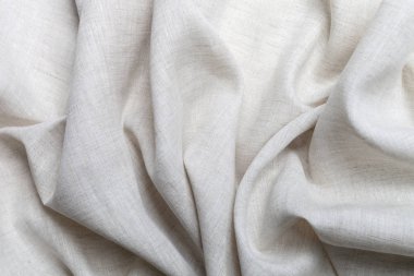 arka plan olarak dokulu beyaz keten tuval