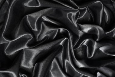 siyah ipek kumaş dokulu arka plan olarak