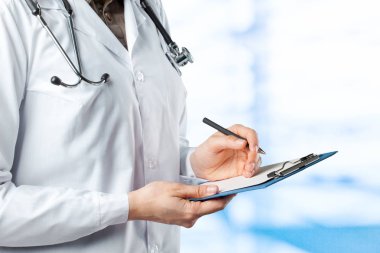 Pano holding tıp doktoru eller yakın çekim